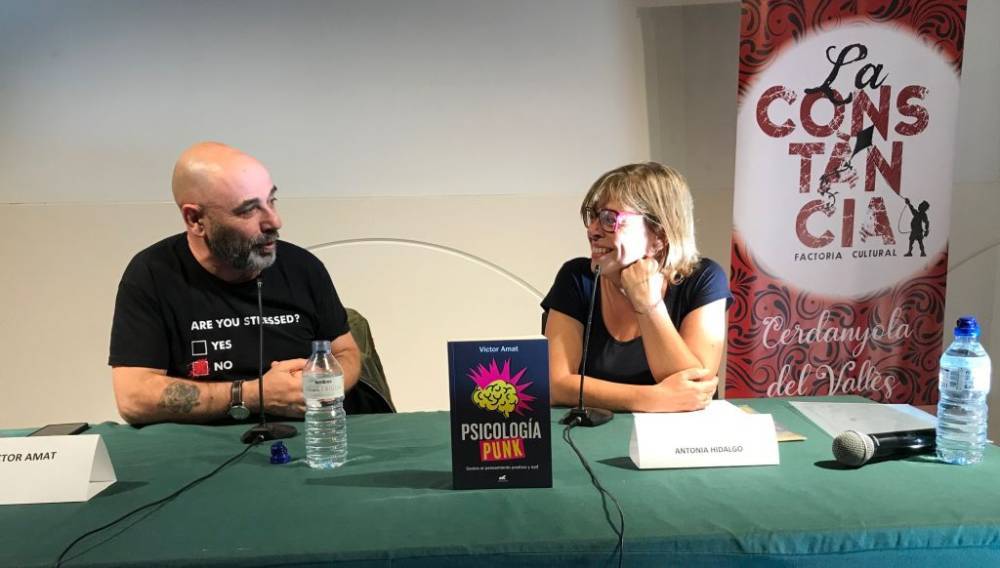 Víctor Amat torna a Cerdanyola convidat per La Constància per presentar ‘Autoestima Punk’