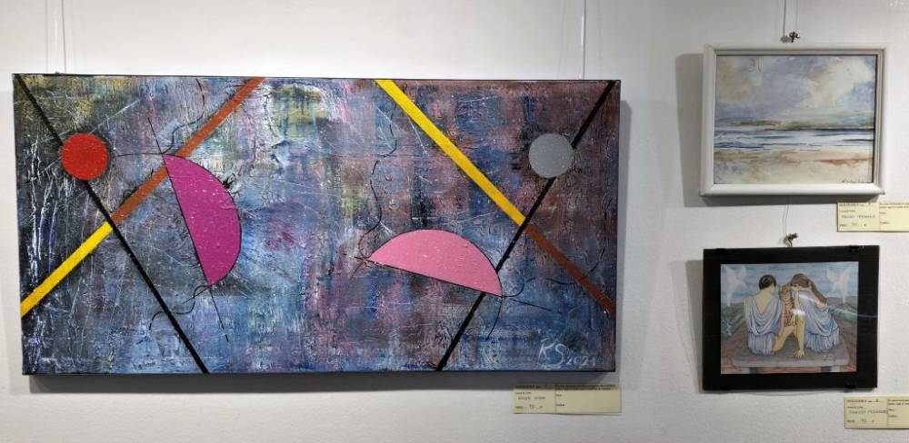 Exposició solidària col·lectiva ART PER ETIÒPIA, junts per un futur millor a l'espai del B'art de l'Ateneu