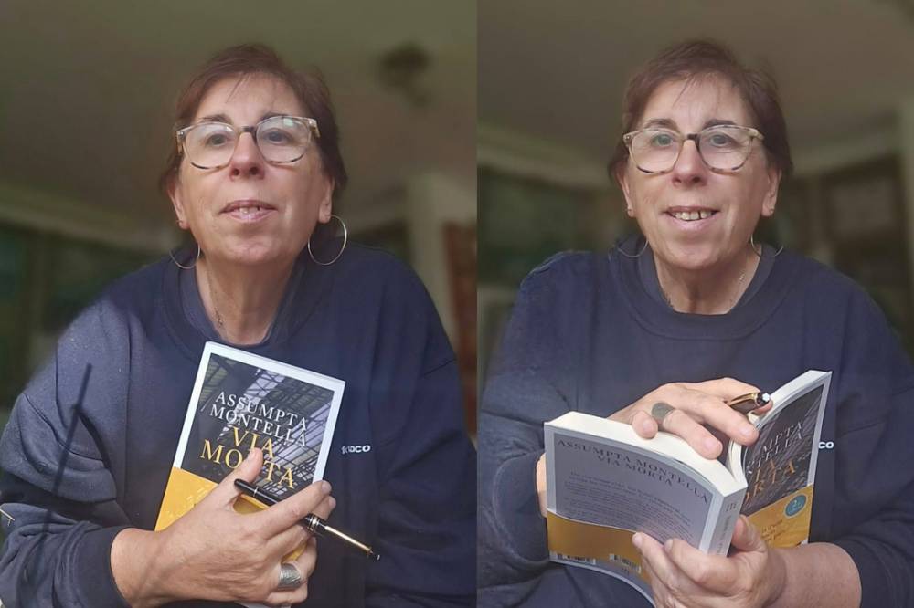 Novel·la negra i Música en viu, còctel preparat per Assumpta Montellà i Turó Solidari