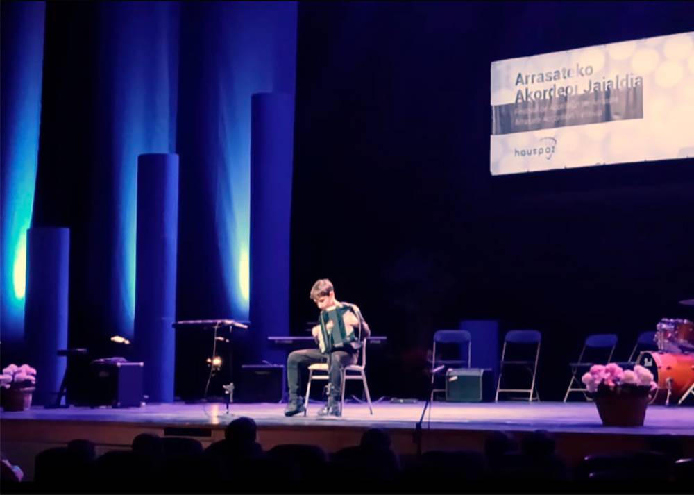 Diego Tonti guanya el prestigiós concurs d’Acordió 'Arrasate Hiria'