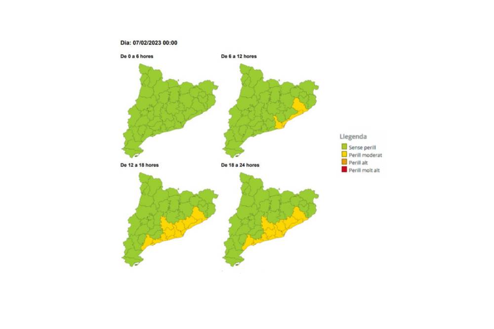 Protecció Civil avisa del risc de ventades