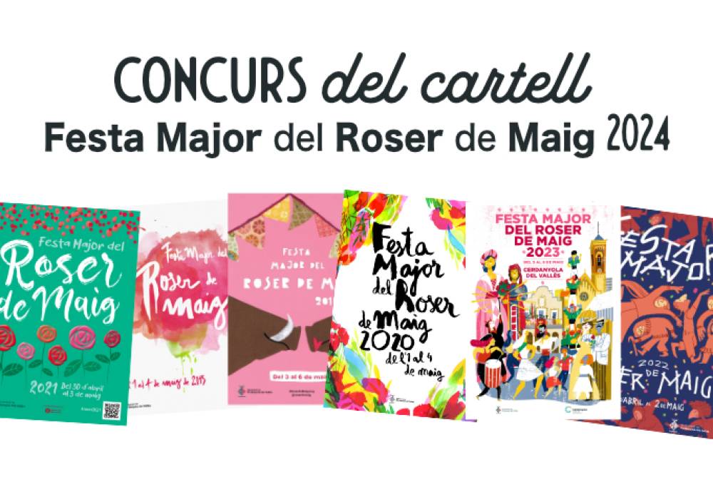 L'Ajuntament convoca el concurs del cartell de la Festa Major del Roser de Maig 2024