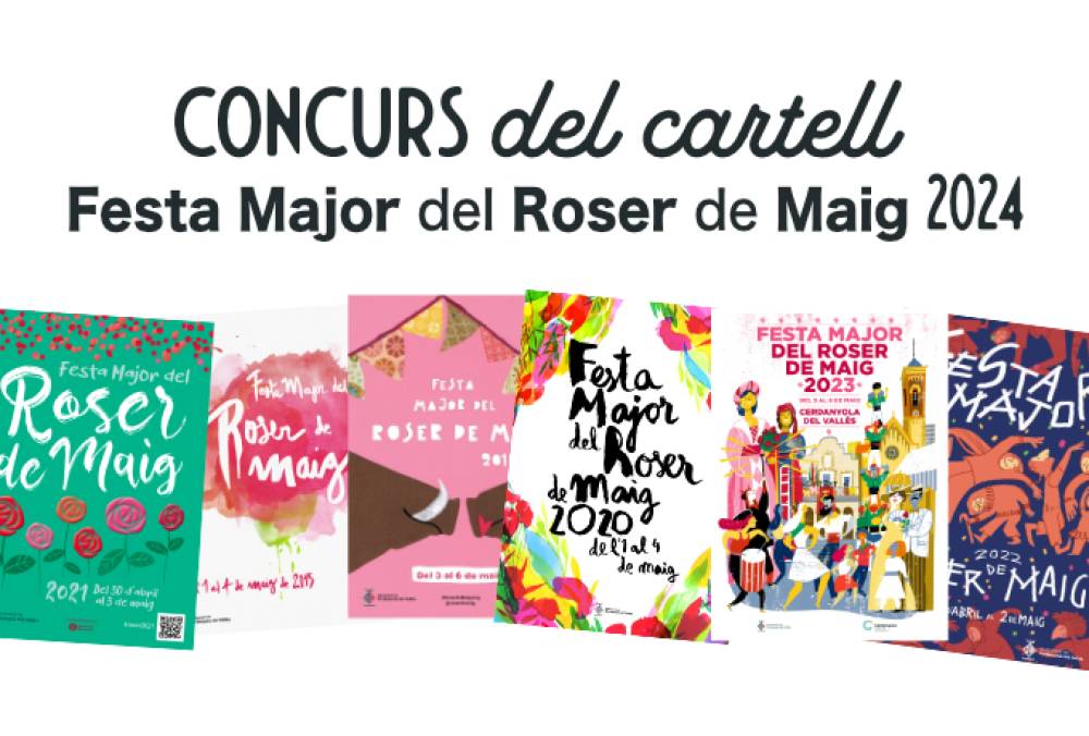L'Ajuntament convoca el concurs del cartell de la Festa Major del Roser de Maig 2024