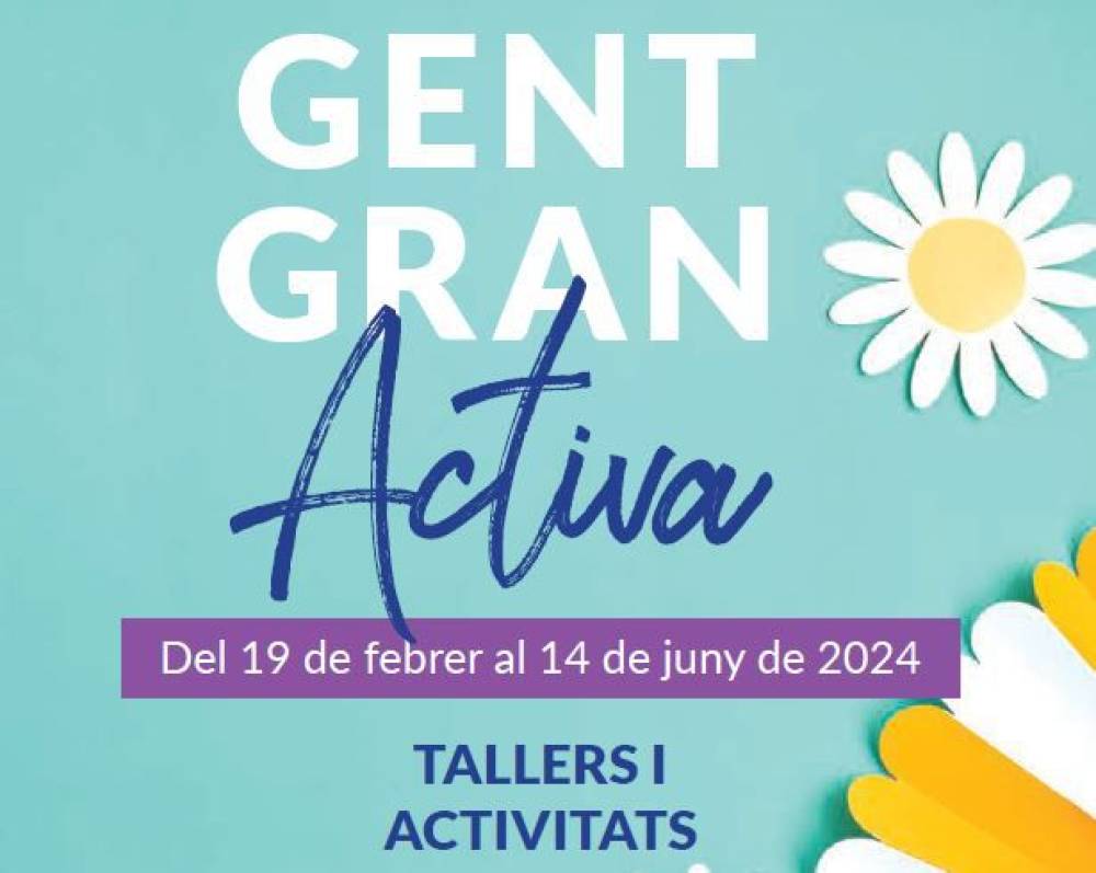 S'obre el període d'inscripció a les activitats del Programa de Gent Gran Activa