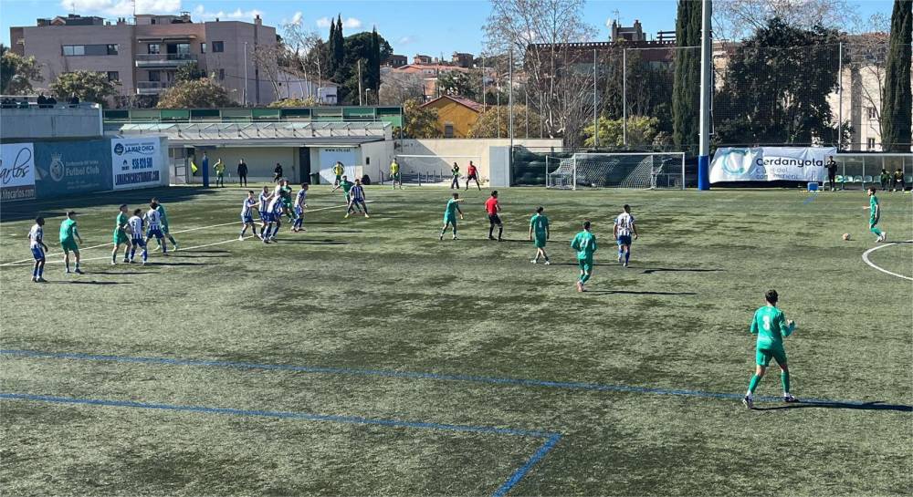 El Cerdanyola FC venç 2-0 al San Cristóbal i suma la primera victòria a Fontetes
