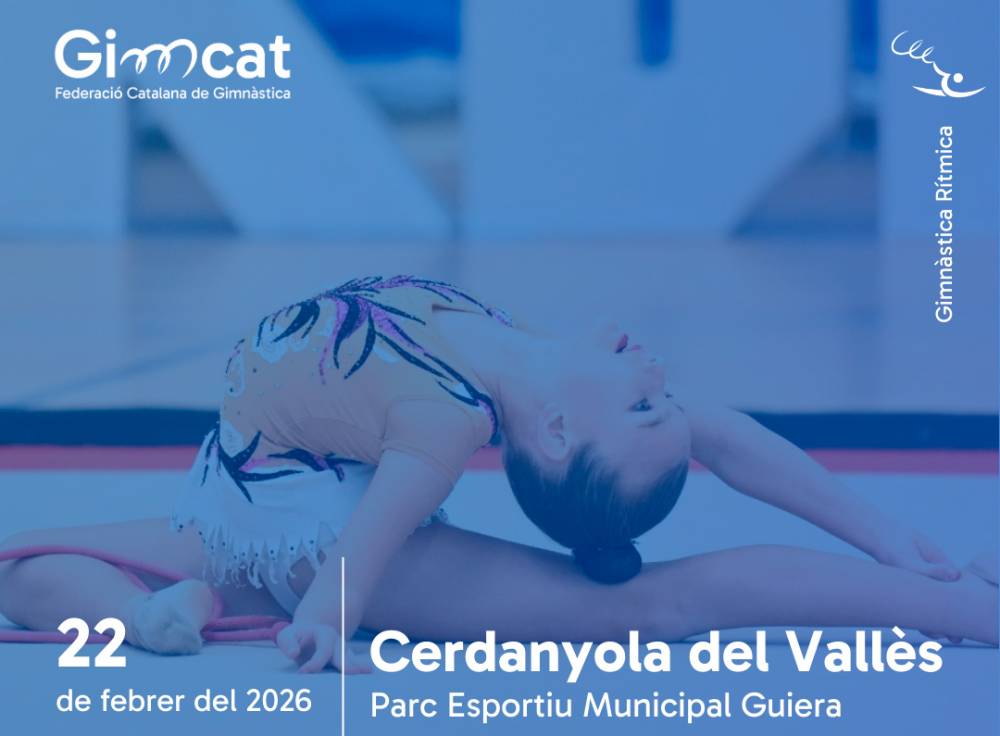 Cerdanyola vibrarà amb la Copa Catalana de Gimnàstica Rítmica Nivell 4