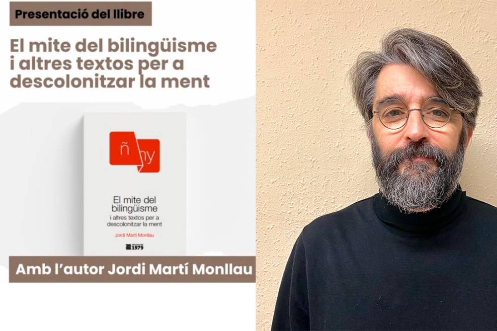 Jordi Martí Monllau presenta 'El mite del bilingüisme' a la Biblioteca Central