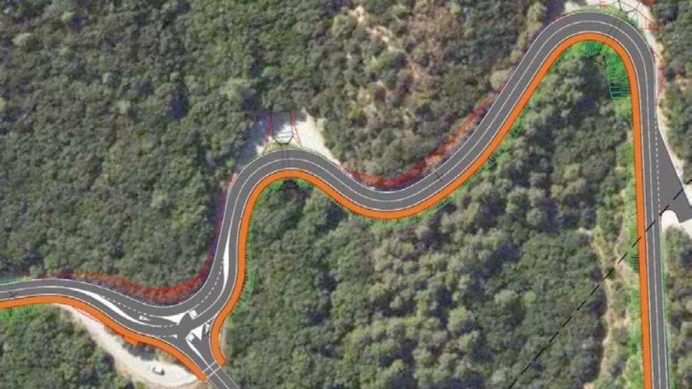 Estudi per incorporar la carretera del cementiri de Collserola a la xarxa local de carreteres