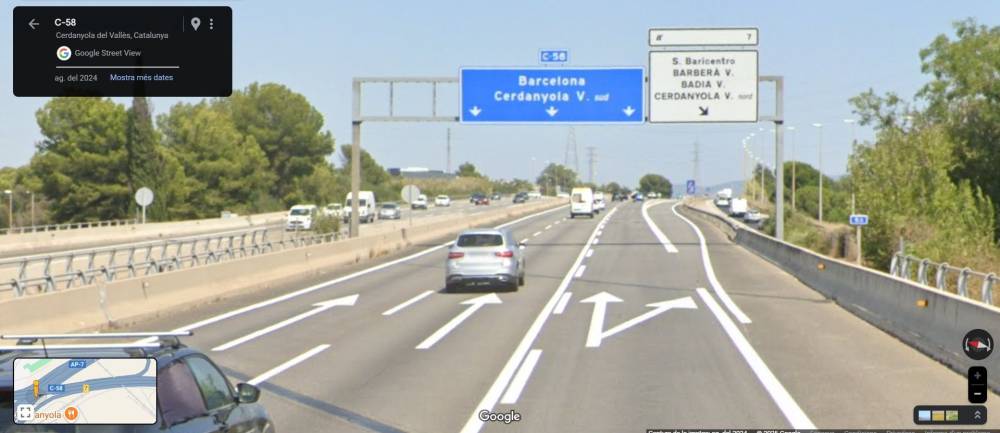 Mor un veí de Cerdanyola atropellat a la C-58 a Badia del Vallès