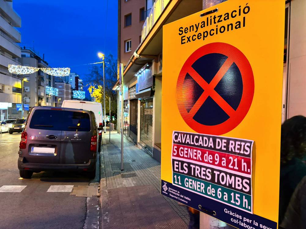 Afectacions a la mobilitat amb motiu de la Cavalcada de Reis d’avui dilluns 5 de gener