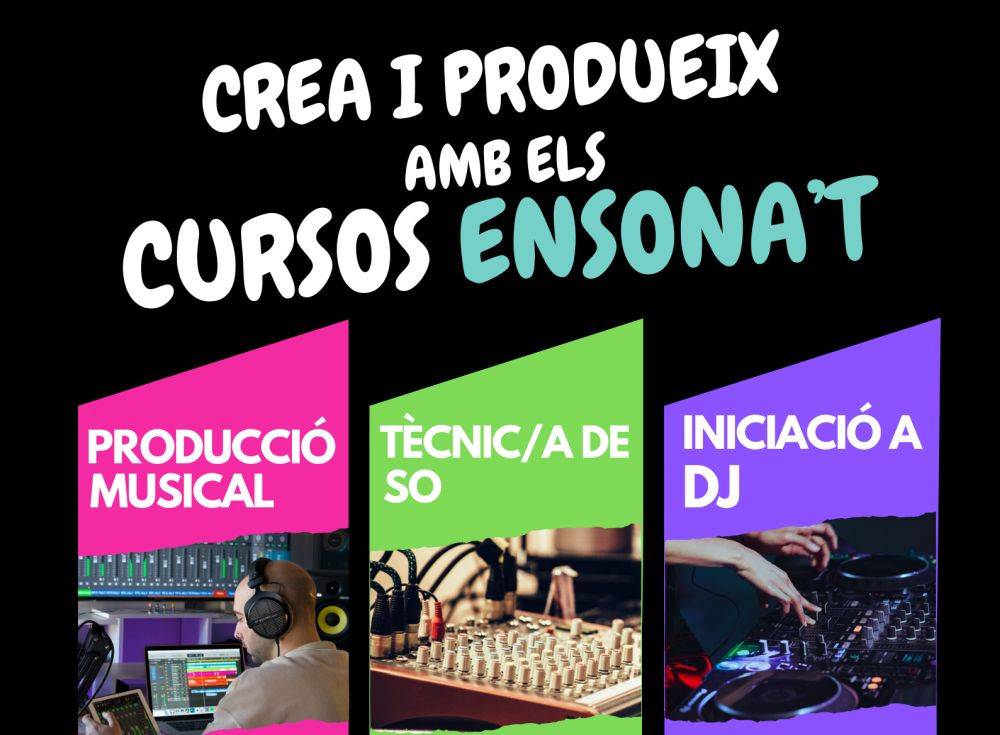 Noves formacions ‘Artíva’t - Ensona’t’ al Casal de Joves per estimular el talent dels joves