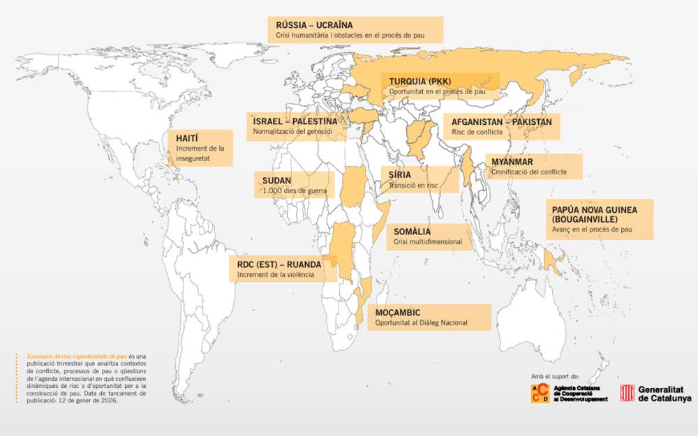 L’Escola de Cultura de la Pau de la UAB destaca les oportunitats de pau en un món on augmenta l’ús de la força