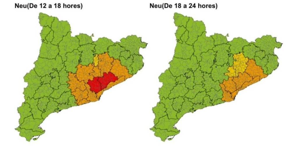 Cerdanyola activa l’alerta per risc de neu i fred aquest dilluns 5 de gener