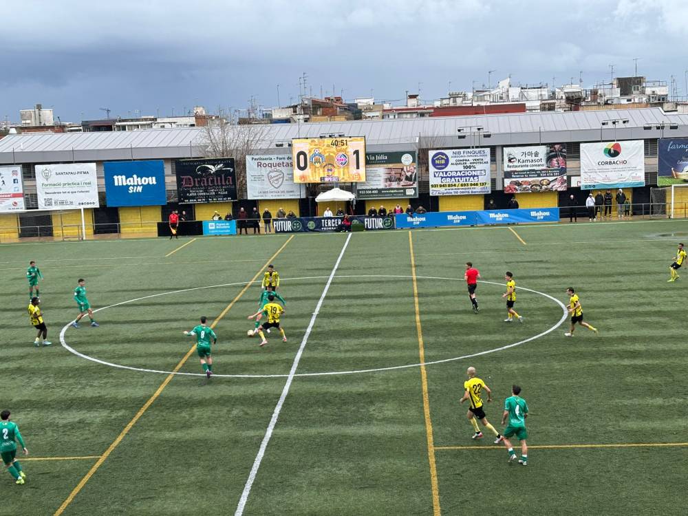 Un autogol a les acaballes del descompte evita la victòria del Cerdanyola FC (1-1)
