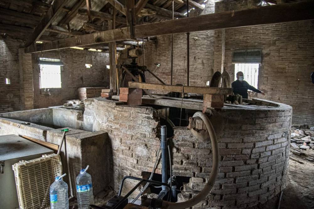 La Taula de Patrimoni denuncia l'esfondrament d'una sínia històrica del nostre passat agrícola
