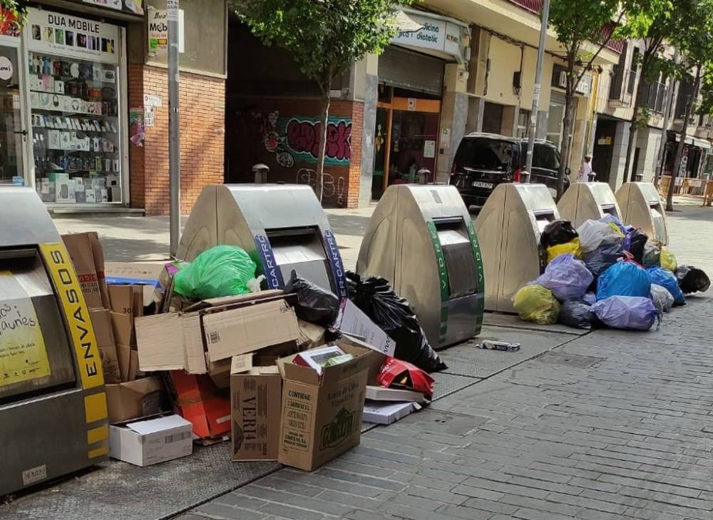 ERC denuncia el col·lapse a la recollida de residus i la neteja dels carrers de Cerdanyola