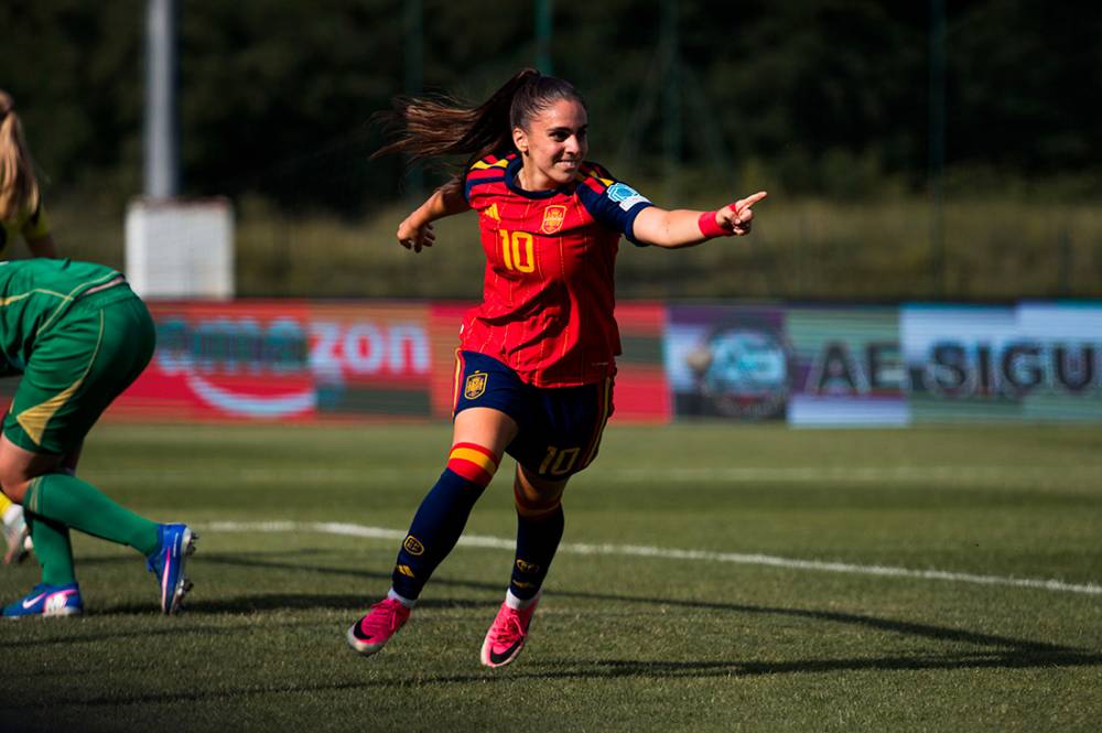 Ainoa Gómez disputarà aquest 10 de juliol la final de l’Europeu sub19 de futbol