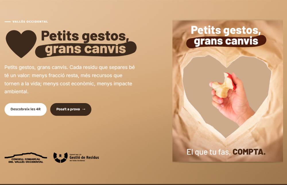 Nova web comarcal per fomentar una millor gestió dels residus