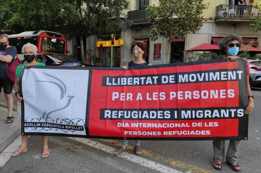 Acollim reclama llibertat de moviment a refugiats i migrants amb vies legals i segures