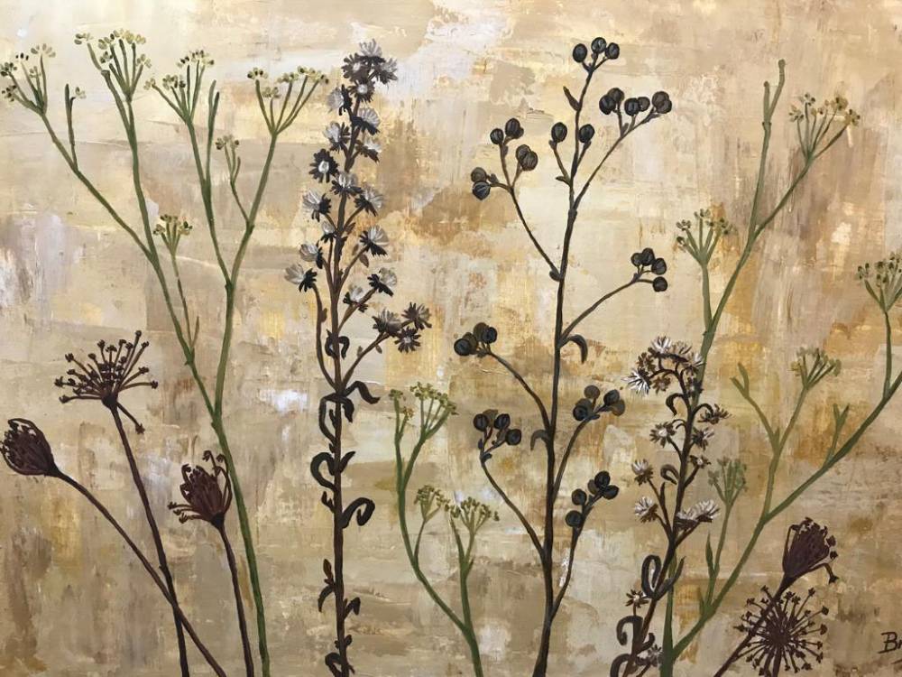 Tiges i troncs, la natura vista per Carme Brasó a l’espai d’art de la Floristeria Casamitjana