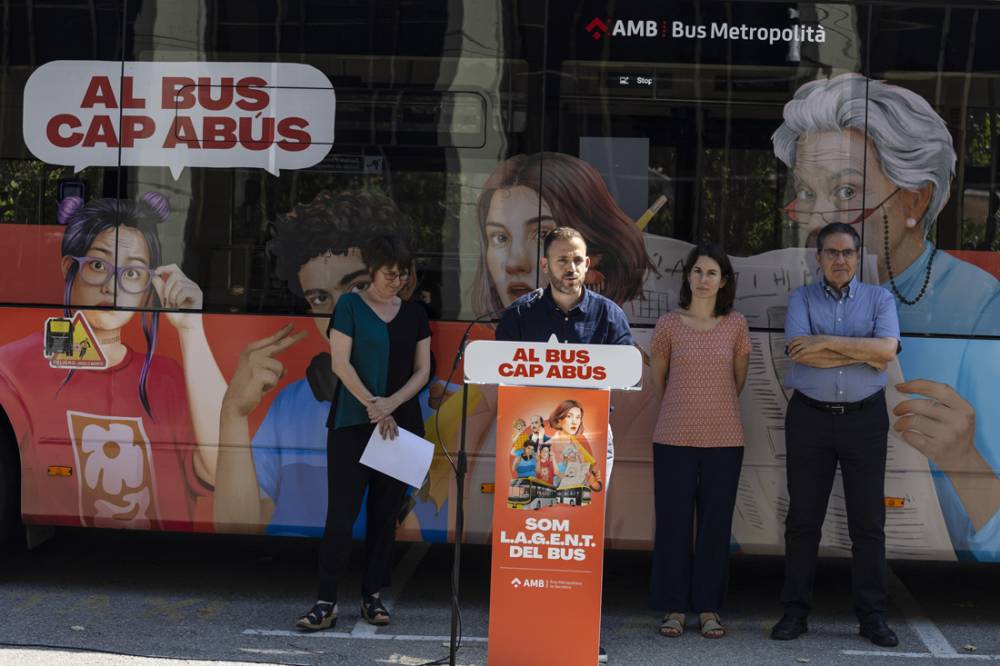 L'AMB presenta la campanya contra la violència de genere 'Al Bus, cap abús!!'