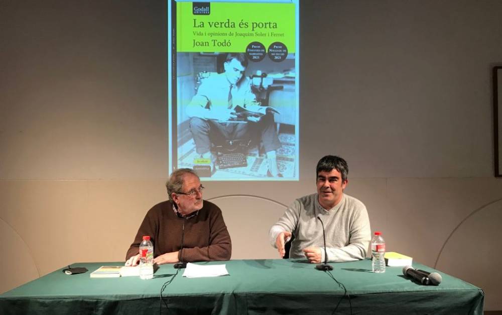 Joan Todó presenta La dolçor de viure: la feliç quotidianitat d'una prosa madura