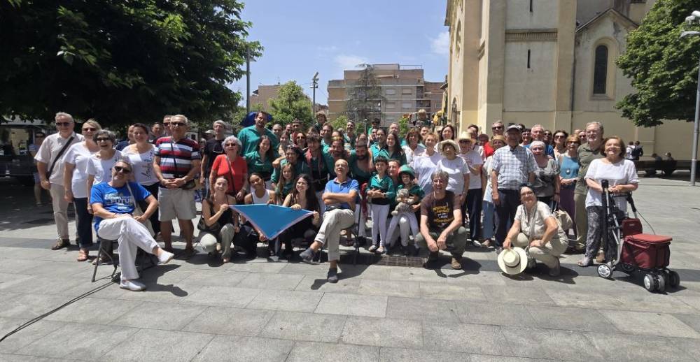 La Taula per la Llengua s’ha presentat a la ciutat amb un acte realitzat a la plaça de l’Abat Oliba