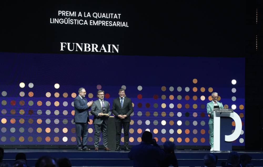 Funbrain, empresa del sector educatiu, guardonada al Premis Pimec com a referent en l’ús del català