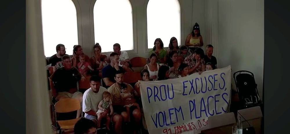 Protestes per la manca de places a les escoles bressol públiques