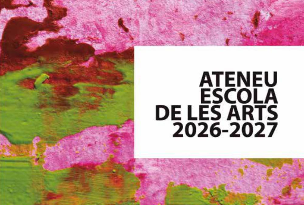 L’Ateneu obre les inscripcions per al curs 2026-2027 amb una àmplia oferta de formació artística i cultura