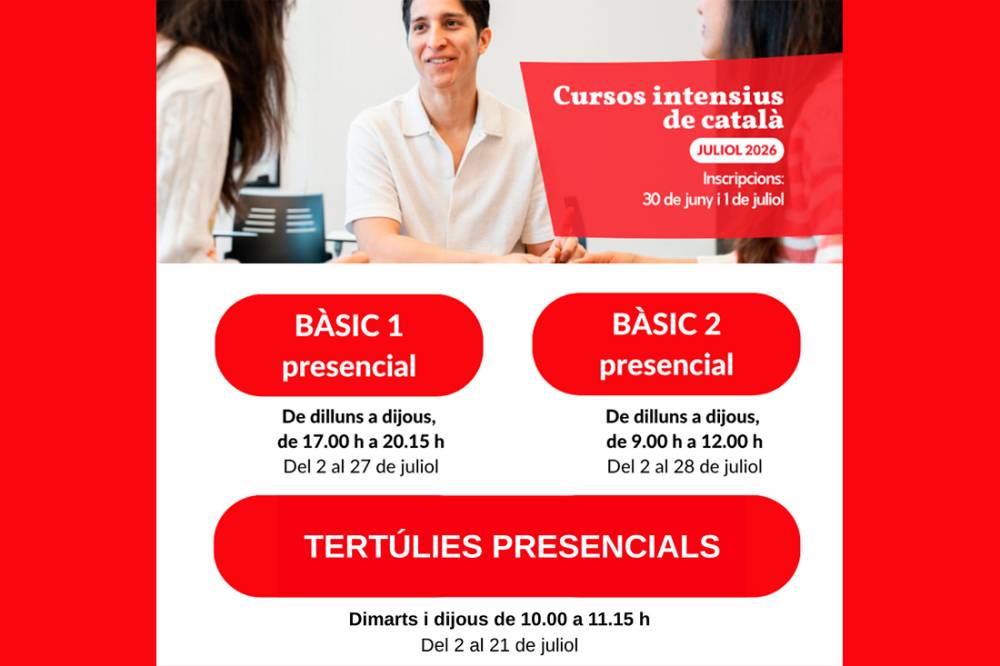 El Servei Local de Català oferirà cursos intensius aquest mes de juliol