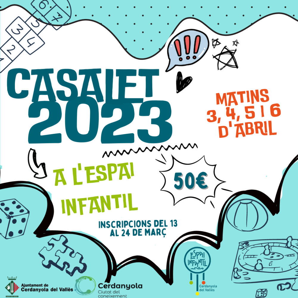 L’Espai Infantil ofereix el Casalet de Primavera