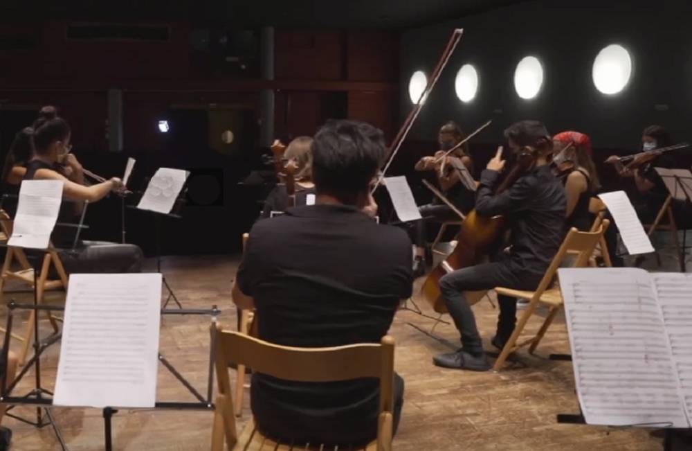 Concert de Primavera del Gospel Cor i l'Orquestra d'Aulos abans de viatjar a Dortmund