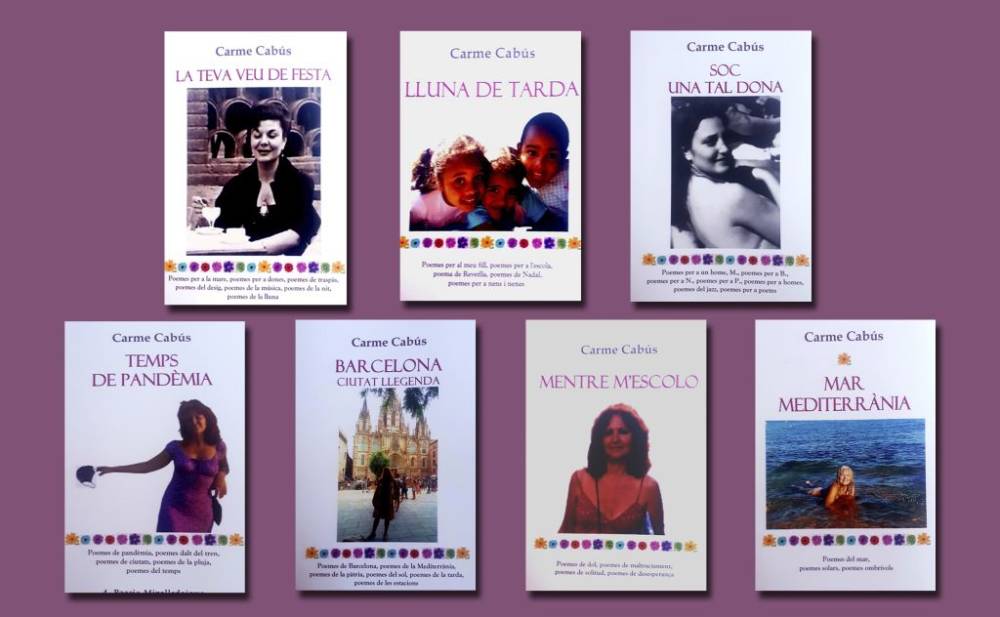 La professora i poetessa Carme Cabús presenta set llibres de poesia