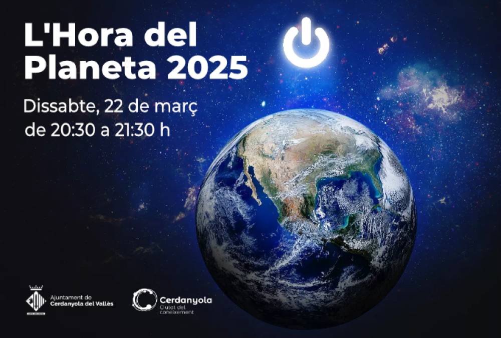 Cerdanyola s’adhereix a ‘L’Hora del Planeta 2025’