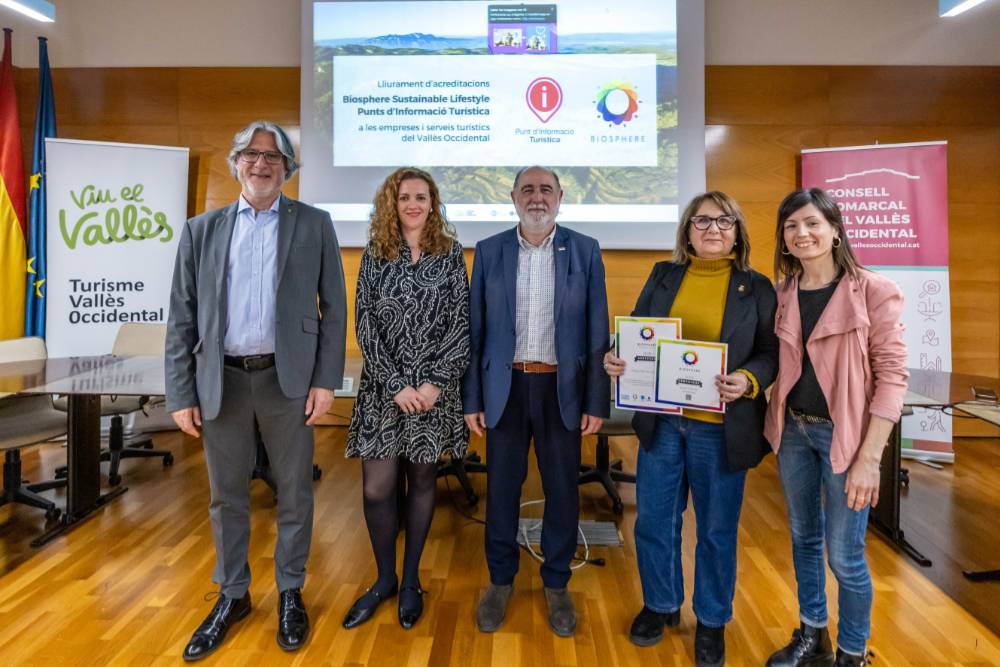 El Museu d'Art de Cerdanyola renova el certificat Compromís per la Sostenibilitat Biosphere