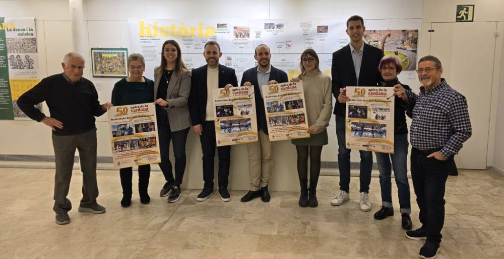 50è aniversari de l'Aplec de la Sardana amb una rotllana oberta a tota la ciutat