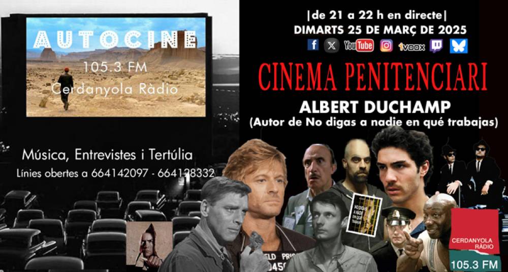 Autocine aborda el cinema de presons i presenta el llibre No digas a nadie en qué trabajas