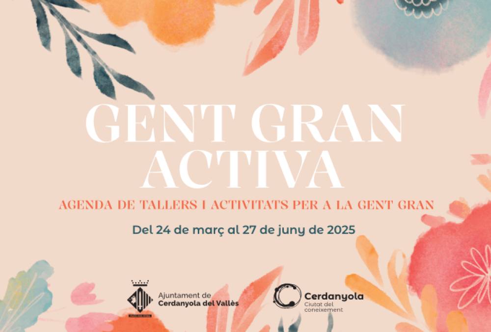 Nova programació d’activitats per a la gent gran