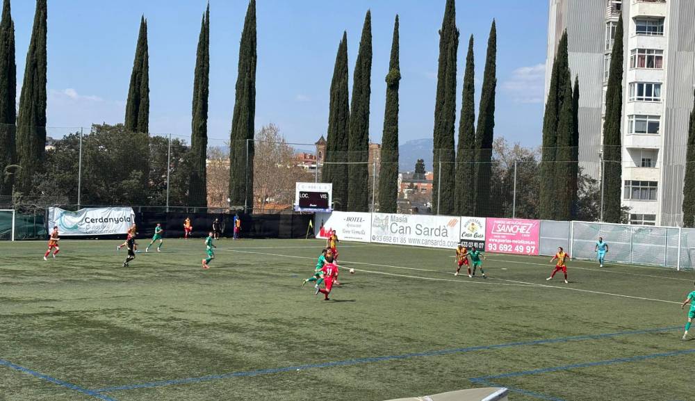 Joan Bauzà rescata un punt per al Cerdanyola FC davant la UE Tona (1-1)