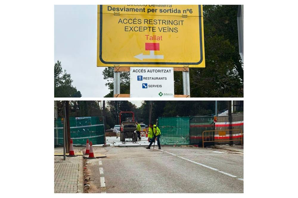 El pont de la BV-1414 sobre les vies del tren s'obrirà a partir de l'1 d'abril
