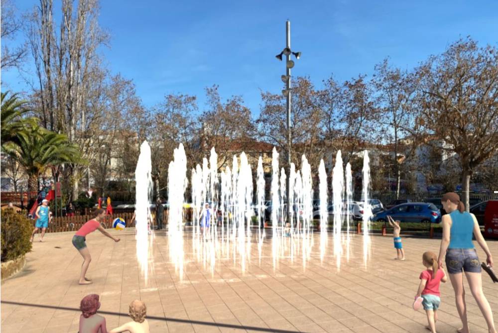 En marxa la transformació de la plaça de la Pau