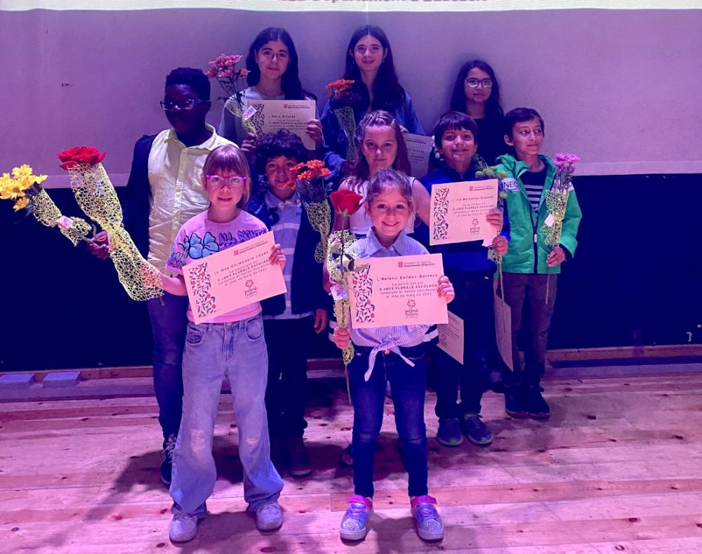 El Col·legi Montserrat guanya el primer premi dels Jocs Florals Escolars del Vallès