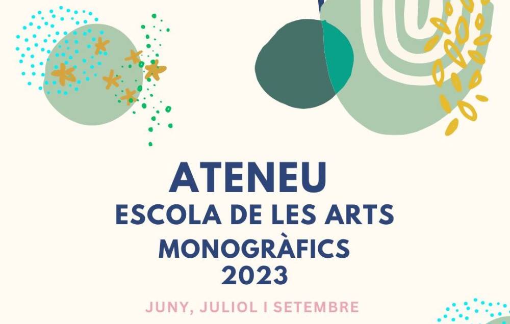 L’Escola d’Arts de l’Ateneu proposa monogràfics d’estiu per a adults
