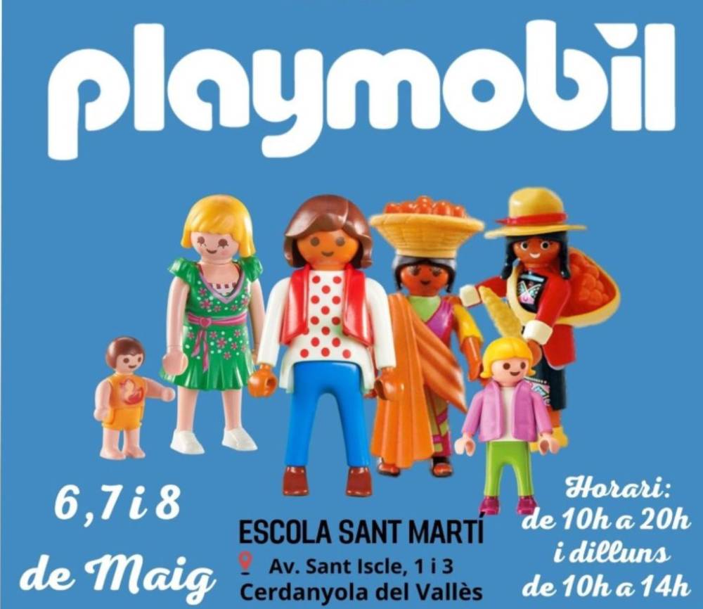 Cerdanyola serà la ciutat dels clicks de Playmobil