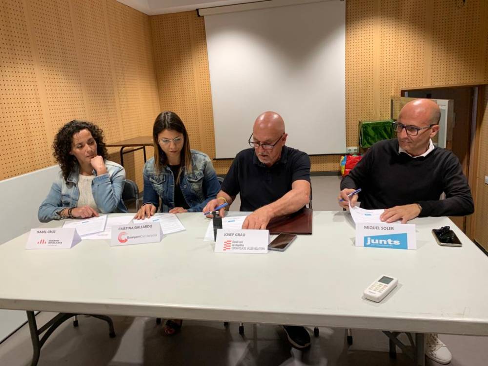 Signat un acord de les forces independentistes de cara a les eleccions municipals