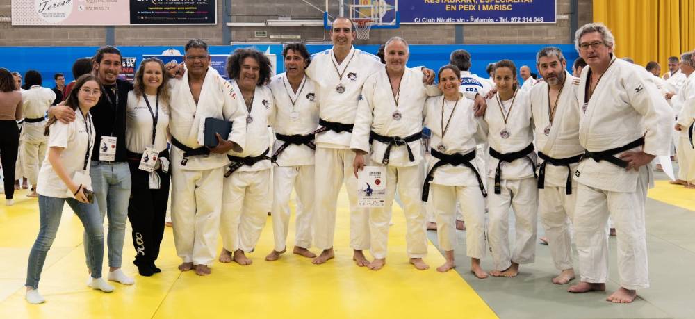 El judokes locals tornen amb 11 medalles de la Copa d'Espanya de Veterans