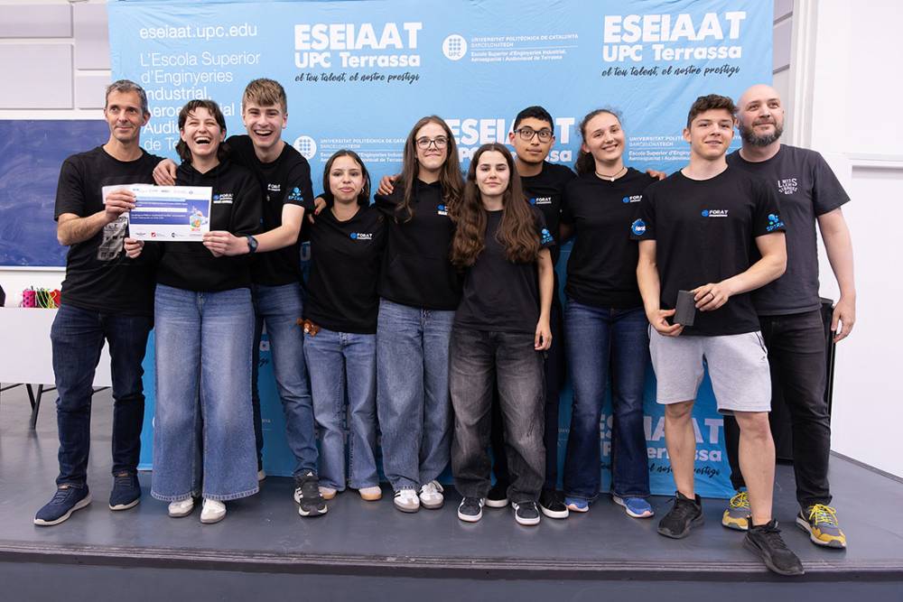 Forat Engineering, la carrera espacial de l’institut Forat del Vent guanya el CanSat Catalunya
