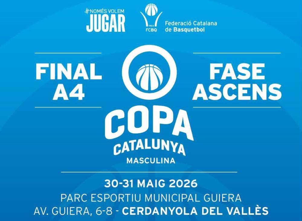 El PEM Guiera acollirà la F4 de Copa Catalunya on el CB Cerdanyola somia amb l’ascens