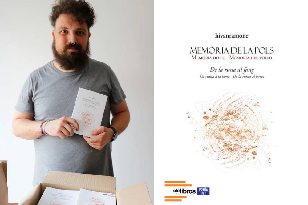 hivaramone publica Memòria de la pols, poemari trilingüe a través del buit, la terra i la llum